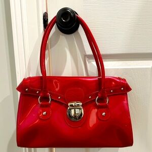 Beijo Red Shoulder Bag- Gently Used